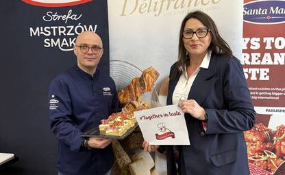 Przedstawiciele wystawcy podczas Targów Kuchni Świata