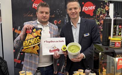 Stoisko z produktami dla gastronomii