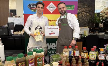 Prezentacja produktów jednego z wystawców