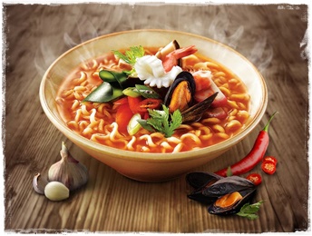 Zupka koreańska Seafood Ramyun 