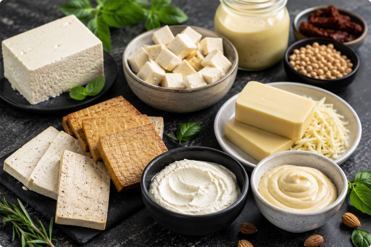 produkty vege tofu sery wegańskie majonez roślinny żywność wegańska i wegetariańska