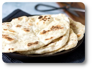 Chlebki Naan naturalne chlebki naan