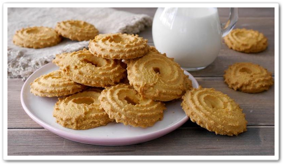 kruche ciastka wykonane z mąki 00 cookies