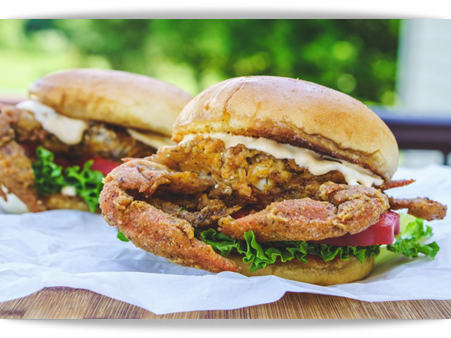 soft shell crab burger