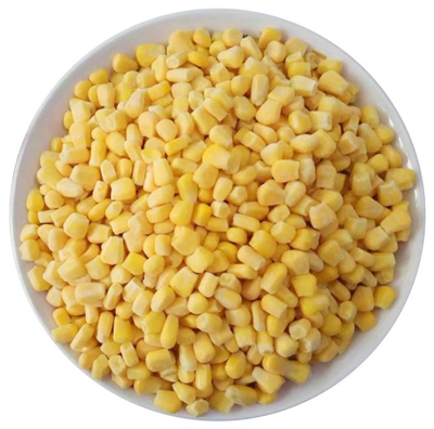 Frozen corn kernels