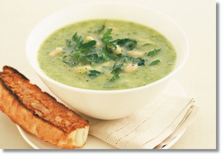soup with thyme