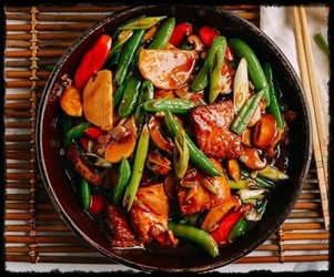 Wołowina z woka w sosie bbq BBQ Sauce Smoky Hickory