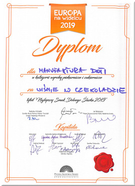 Dyplom czekolada deserowa