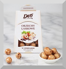Czekoladki Doti orzechy w czekoladzia