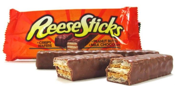 wafelki przekładane masłem orzechowym reeses sticks