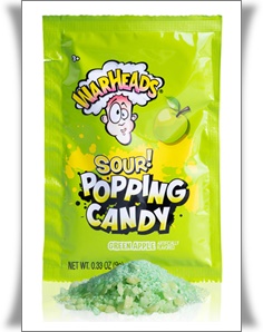 Green Apple Sour Popping Candy 