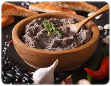 smażona pasta z czarnej fasoli la sierra el experto en frijoles