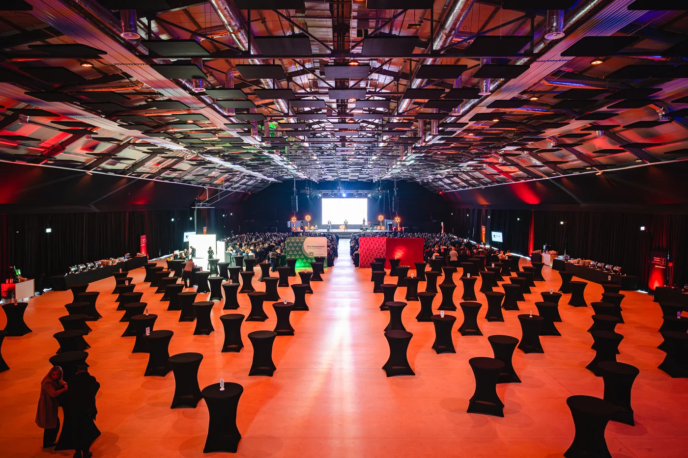 Rzeczywiste wnętrze Terminal Event Center, przykładowa aranżacja obiektu